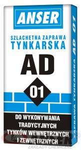 AD 01 Zaprawa tynkarska 25kg