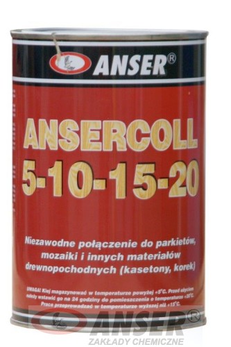 ANSER - Klej do parkietów ANSERCOLL 5-10-15-20 1,1kg