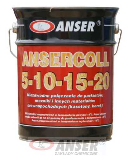 ANSER - Klej do parkietów ANSERCOLL 5-10-15-20 5,5kg