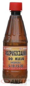 Rozpuszczalnik do kleju 5-10-15-20 0,5l
