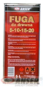 Fuga do drewna 5-10-15-20 5l