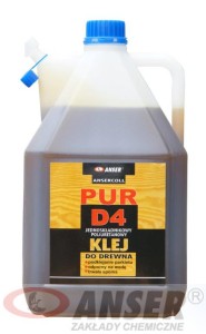 ANSERCOLL PUR D4  5,5kg wodoodporny poliuretanowy klej do drewna