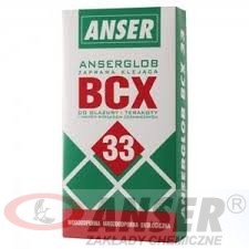 ANSER - zaprawa klejowa ANSERGLOB BCX33