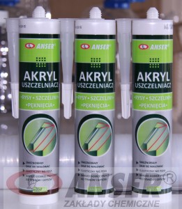 Uszczelniacz Akrylowy Akryl Malarski Biały 300 mL