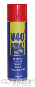 V 40 SMART smar odrdzewiacz penetrator SPRAY 500ml